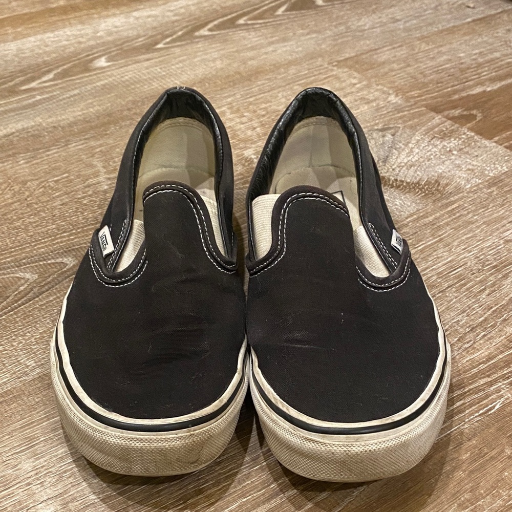 Black Slip-on Vans